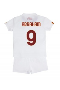 Fotbalové Dres AS Roma Tammy Abraham #9 Dětské Venkovní Oblečení 2022-23 Krátký Rukáv (+ trenýrky)